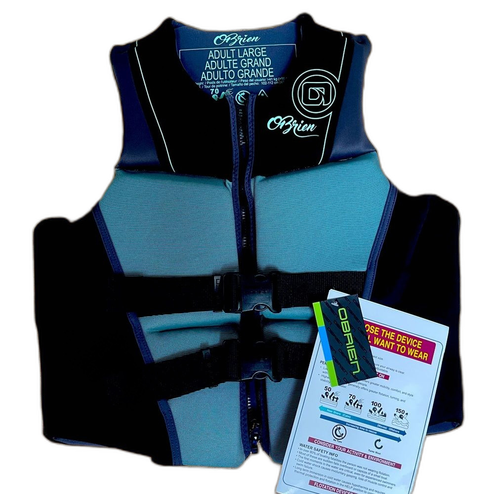 NWT Obrien women’s life vest size L